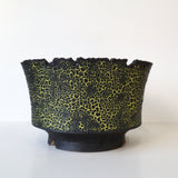 【雷土陶器鉢】クラシック釉薬ブラックカラー鉢 M　2