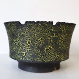 【雷土陶器鉢】クラシック釉薬ブラックカラー鉢 M　2