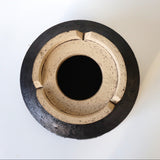 【雷土陶器鉢】クラシック釉薬ブラックカラー鉢 M　2