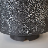 【雷土陶器鉢】クラシック釉薬ブラックカラー鉢 L　3