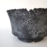【雷土陶器鉢】クラシック釉薬ブラックカラー鉢 M　4