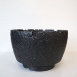 【雷土陶器鉢】クラシック釉薬ブラックカラー鉢　6