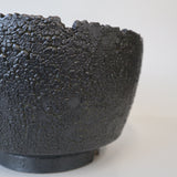 【雷土陶器鉢】クラシック釉薬ブラックカラー鉢　6