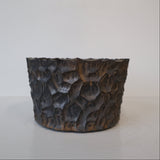 【雷土陶器鉢】稲妻紋鉢どら鉢型　7