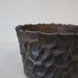 【雷土陶器鉢】稲妻紋鉢どら鉢型　7