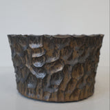 【雷土陶器鉢】稲妻紋鉢どら鉢型　8