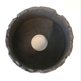 【雷土陶器鉢】山型ギザ鉢 クラシック釉薬 大鉢 9