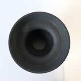 【雷土陶器鉢】輪郭鉢ブラック黒結晶釉薬クラシック（L）
