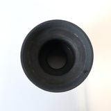 【雷土陶器鉢】輪郭鉢ブラック黒結晶釉薬クラシック (M)