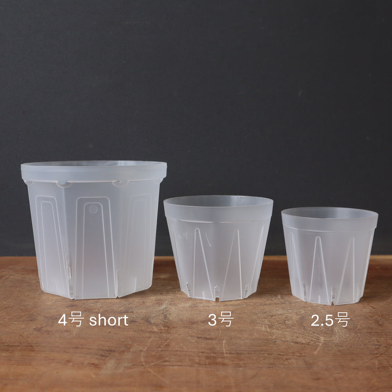 【NEgamieru】 透明スリット鉢