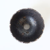【雷土陶器鉢】密鉢 金シルバー釉薬 Sサイズ EC193