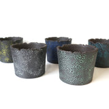 【雷土陶器鉢】クラシック釉薬ブラックカラー（S）