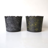 【雷土陶器鉢】クラシック釉薬ブラックカラー（S）