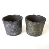 【雷土陶器鉢】クラシック釉薬ブラックカラー（S）