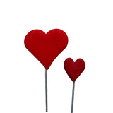 【Adonis】ガーデンピック ハート ( レッド・ピンク )