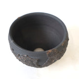【かみ山陶器】金彩荒砂 丸