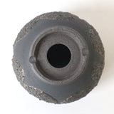 【かみ山陶器】金彩荒砂 丸