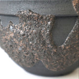 【かみ山陶器】金彩荒砂 丸