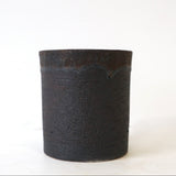【かみ山陶器】金彩寸胴　3.5号