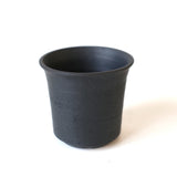 【かみ山陶器】黒釉マット ソリ