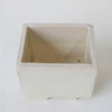 【かみ山陶器】長方白釉